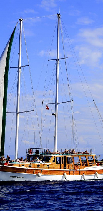 Морская прогулка на яхте в Бодруме